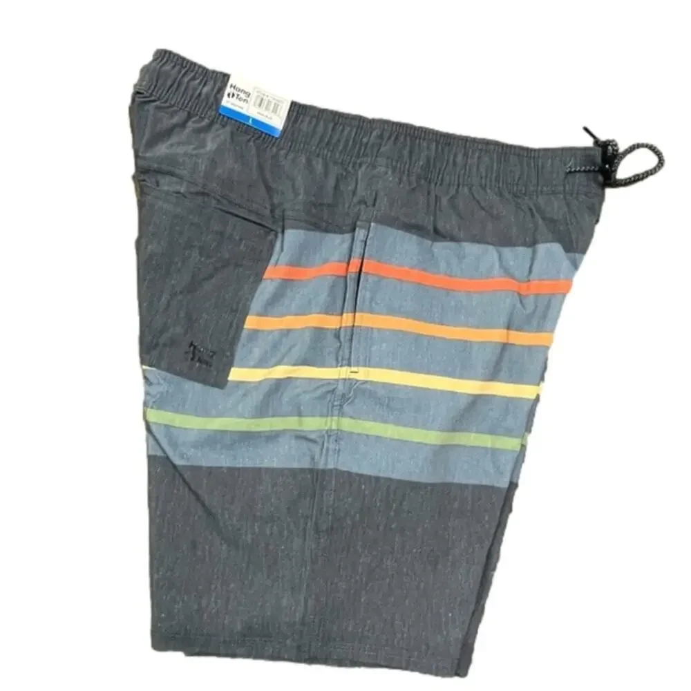 Hang Ten Men's Swim Shorts Trunk Blue Size Large NWT